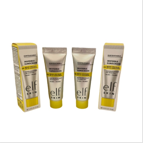 🥳 $5 Bundle Item ELF Invisible Sunscreen in Suntouchable 2 Boxes - Picture 1 of 5